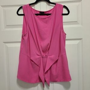 Talbots Pink Sleeveless Blouse Size Large Preppy Career‎ Top L